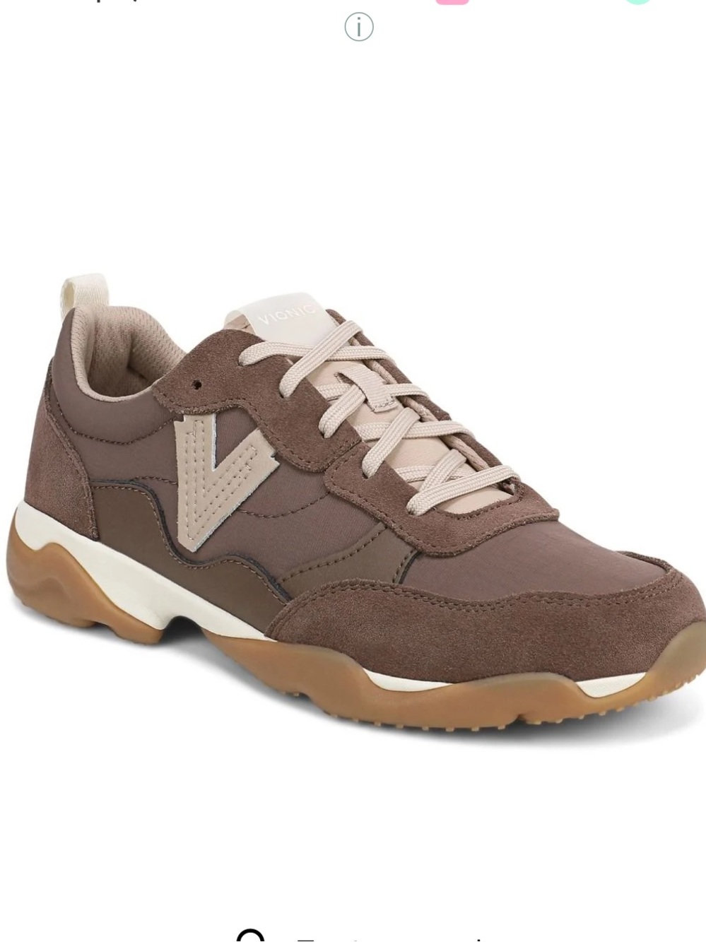 Vionic Women’s Walk Slim Glide Sneaker Driftwood Size 9
